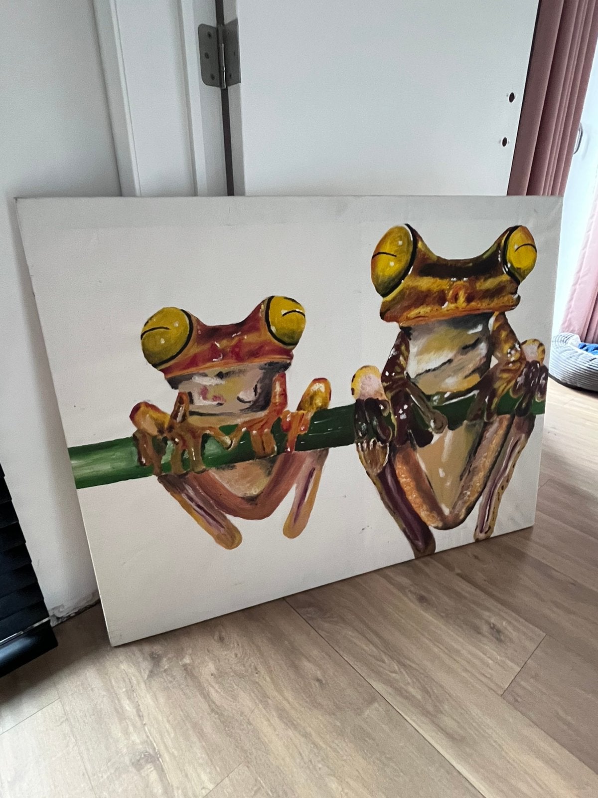 Geschilderde baalkatoen  105x81, Ophalen