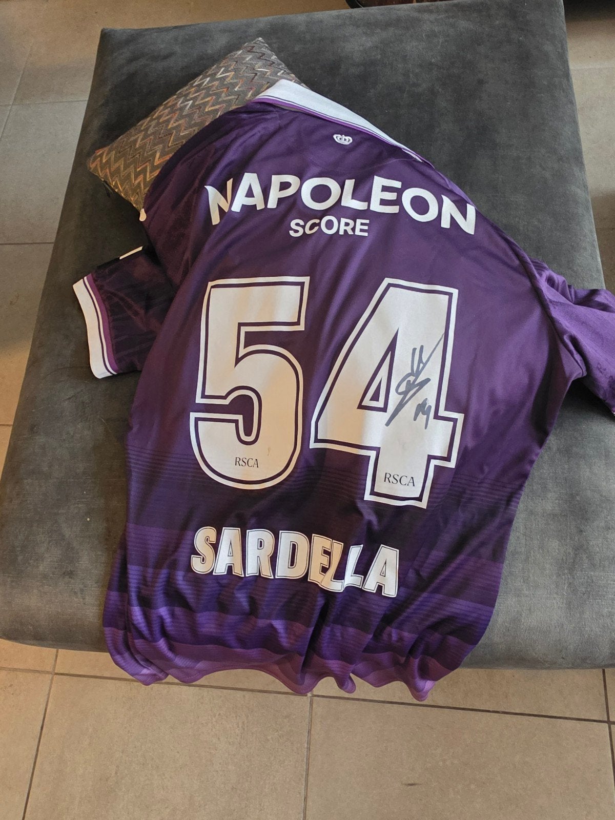 Match worn sardella maat M match vs mechelen mei 2026, Taille M, Enlèvement, Maillot