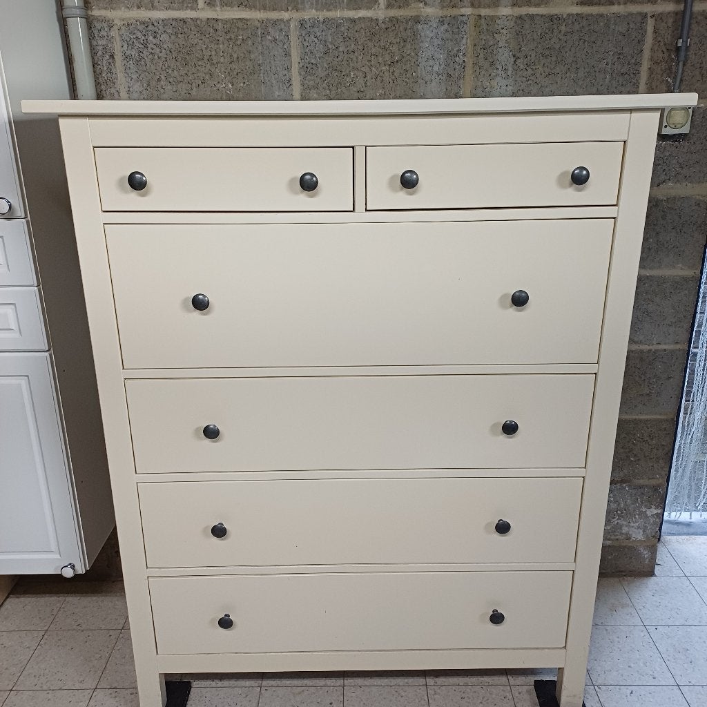 HEMNES Ladekast 6 lades (Ikea), Ophalen, Gebruikt, 100 tot 150 cm, 5 laden of meer
