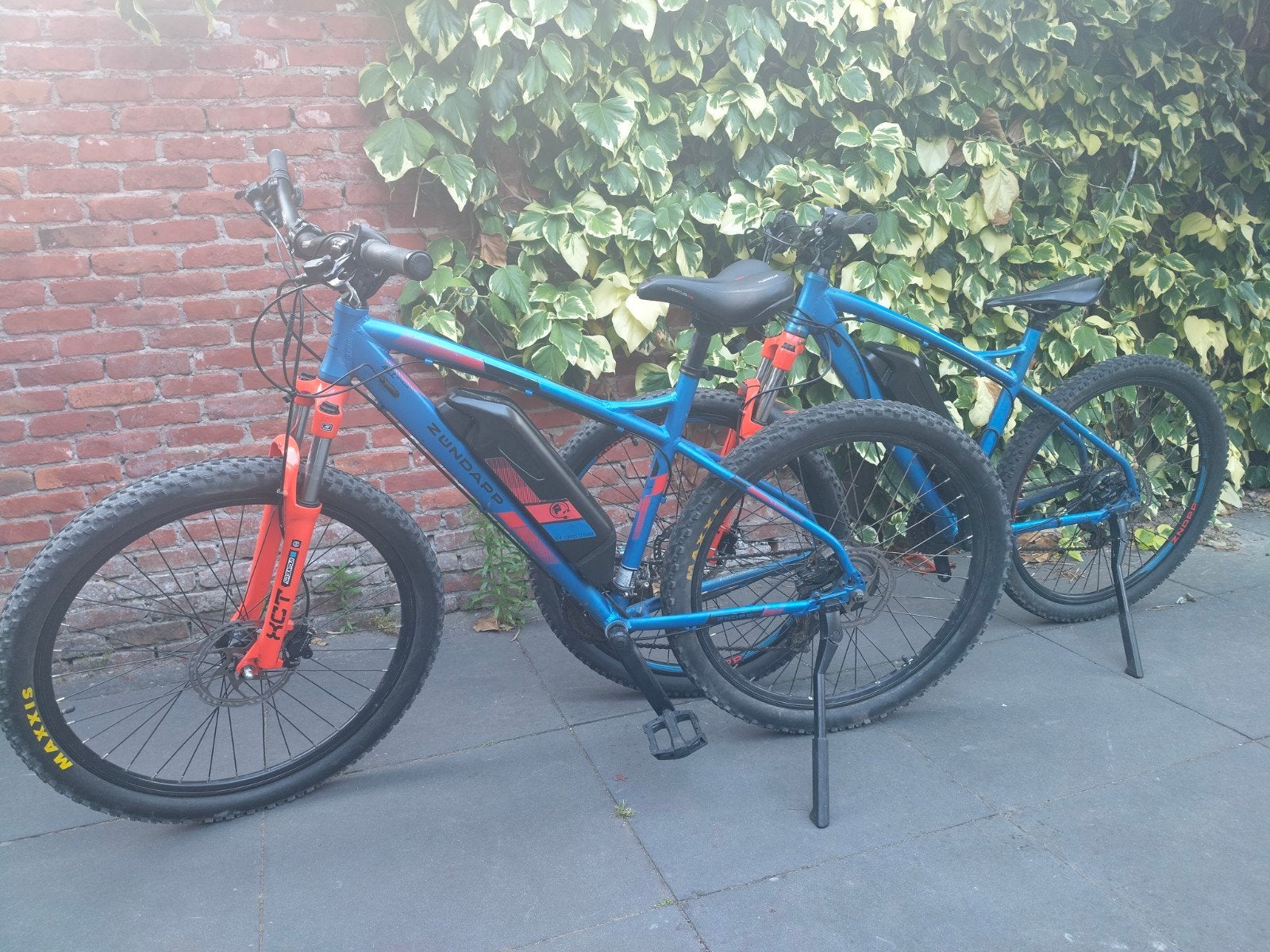 2x e-mtb e-mountainbike elektrische mountainbike 27.5" ebike, Autres marques, 51 à 55 cm, 50 km par batterie ou plus, Enlèvement