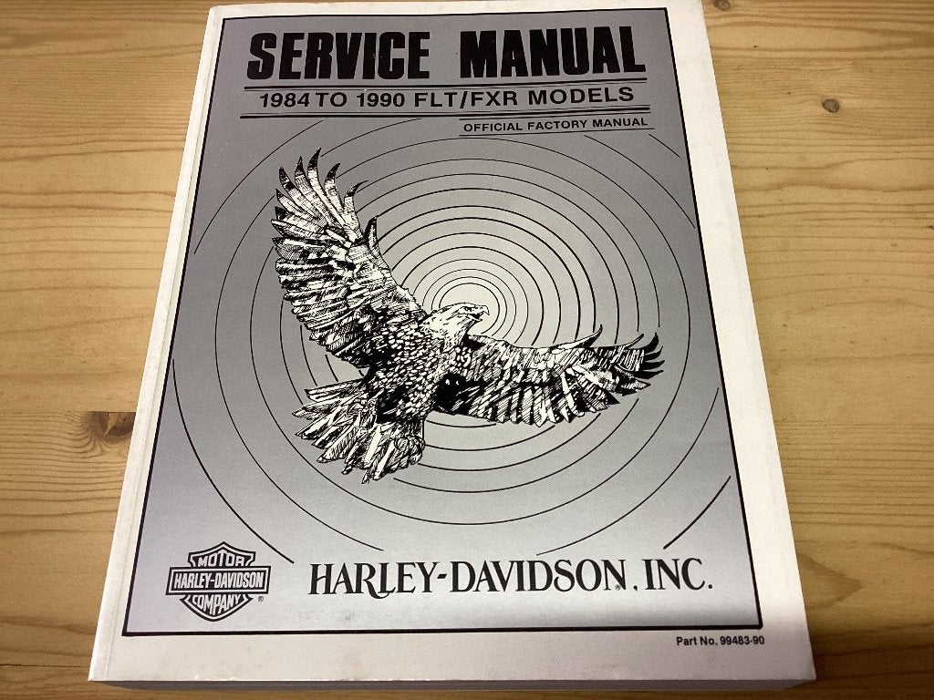 Harley werkplaats handboek 1984-1990, Motoren, Onderdelen | Harley-Davidson, Ophalen, Gebruikt