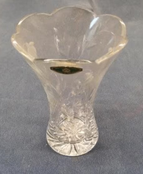 OUDE KRISTALLEN VAAS HONOUR KRISTAL JAREN 1950, Antiek en Kunst, Ophalen of Verzenden