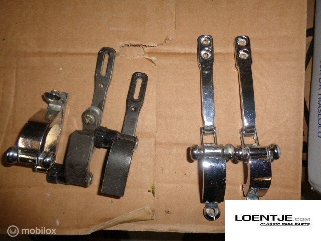 zwart of chroom scharnier klapraam bmw 02 1502 2002 tii etc, Gebruikt, Ophalen of Verzenden, BMW, BMW