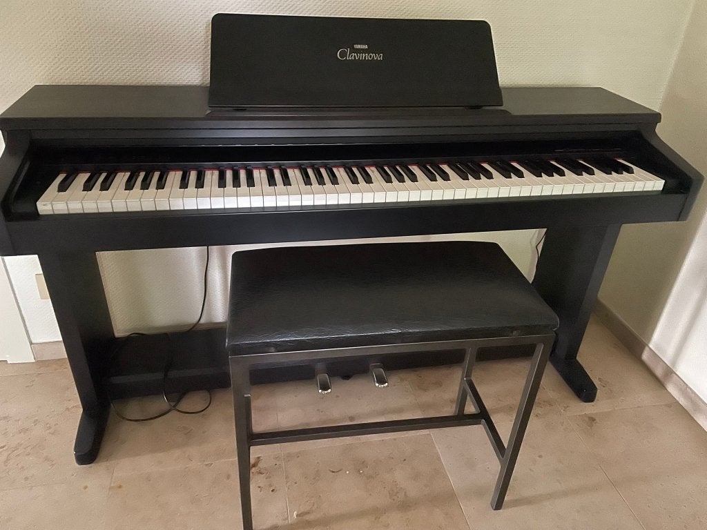piano yamaha clavinova, Ophalen, Zwart, Digitaal, Zo goed als nieuw