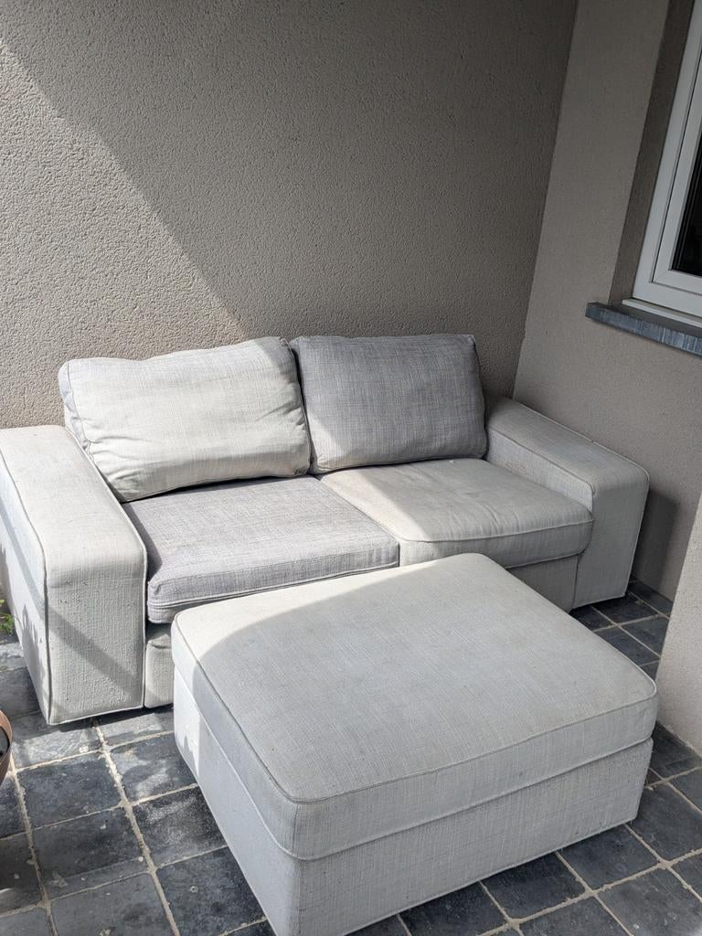 Gratis zetel + poef, Maison & Meubles, Enlèvement