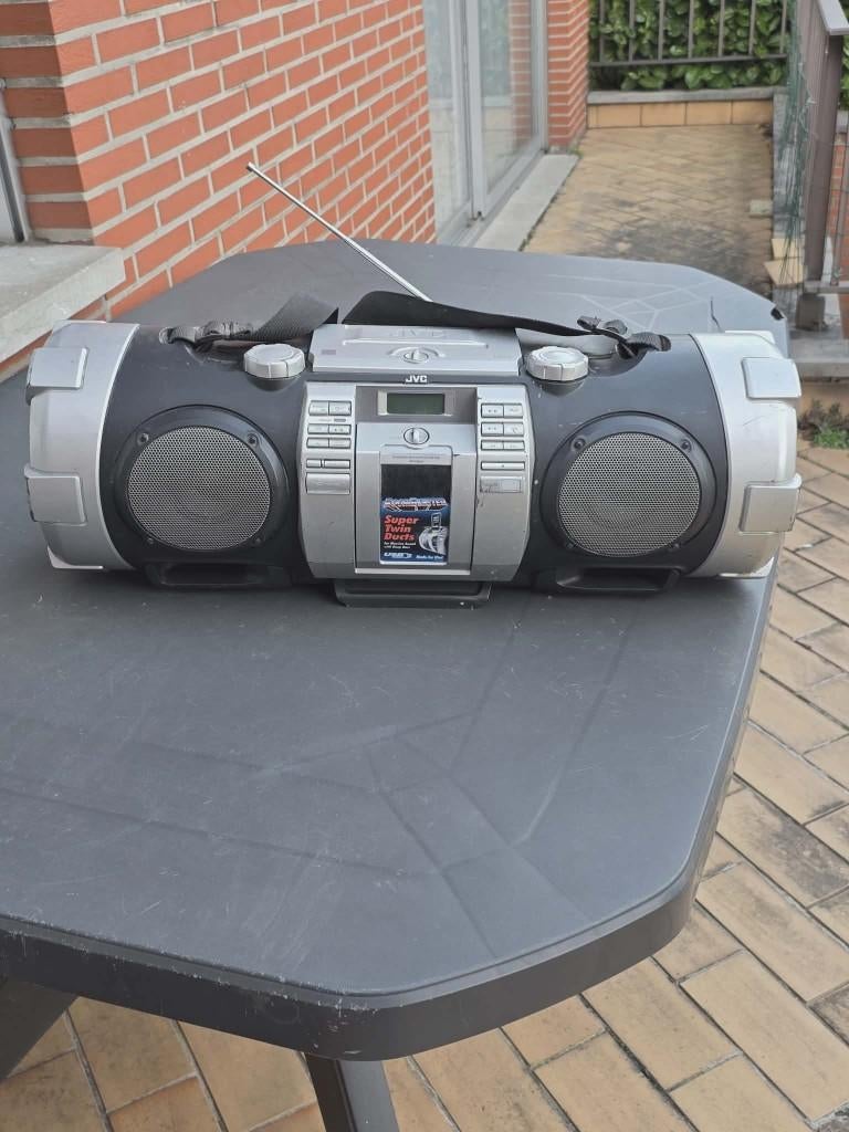 JVC RV-NB50 - BOOMBOX radio CD iPod, Audio, Tv en Foto, Radio's, Gebruikt, Radio, Met cd-speler, Ophalen of Verzenden