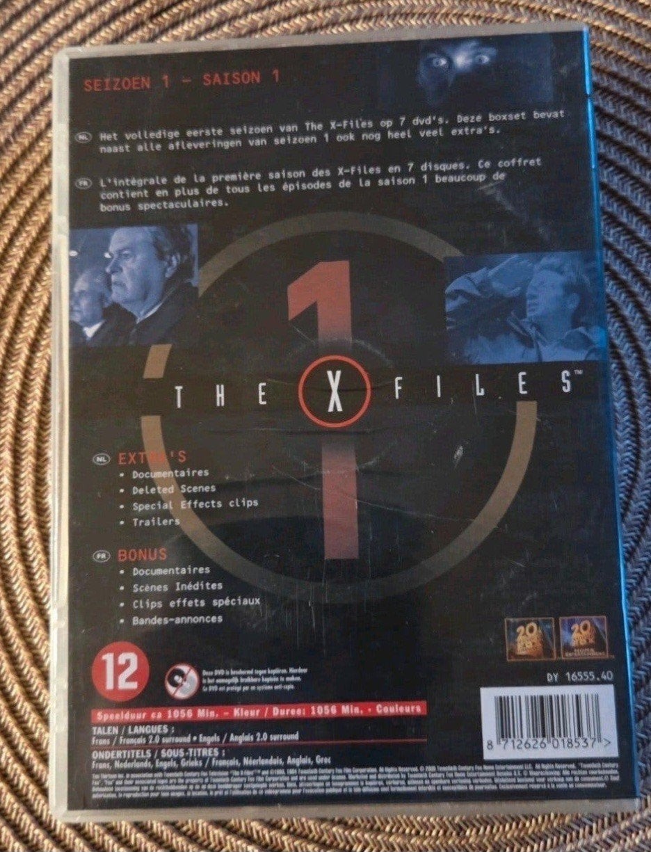 The X-Files : seizoen 1 - DVD Boxset, Bonusmateriaal, Nederlands, Ophalen of Verzenden, Zo goed als nieuw
