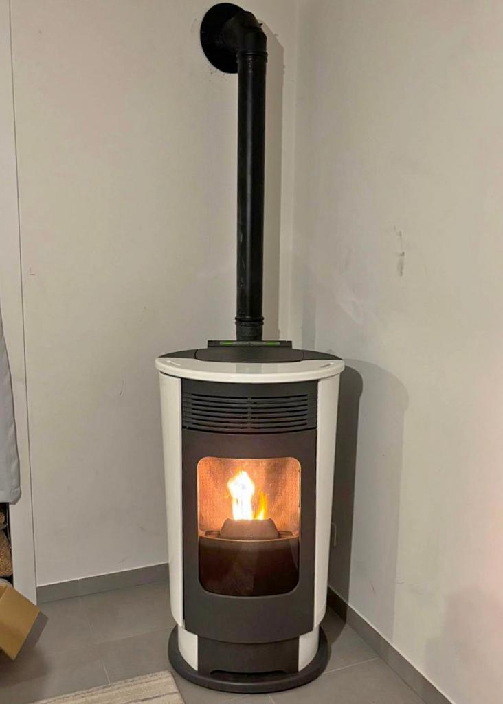 Poêle à granulés Edilkamin Logo 10 kW, Enlèvement, Comme neuf, Poêle à granulés