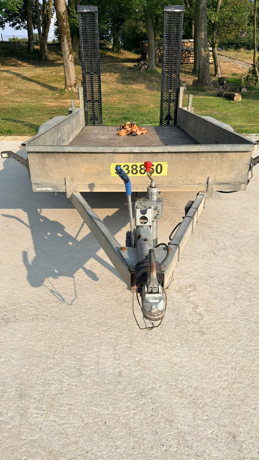 Remorque porte engin 2t7, Autos : Divers, Remorques, Enlèvement, Utilisé