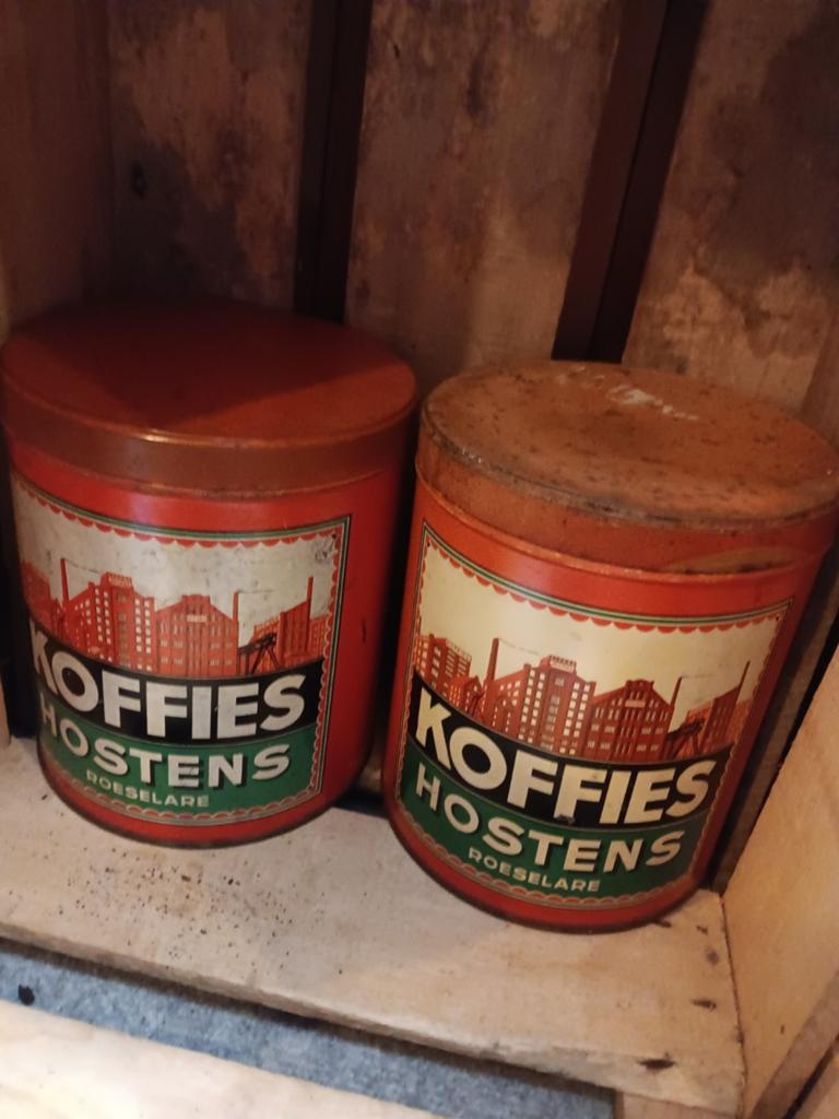 Hostens koffie, Verzamelen, Blikken, Ophalen, Koffie