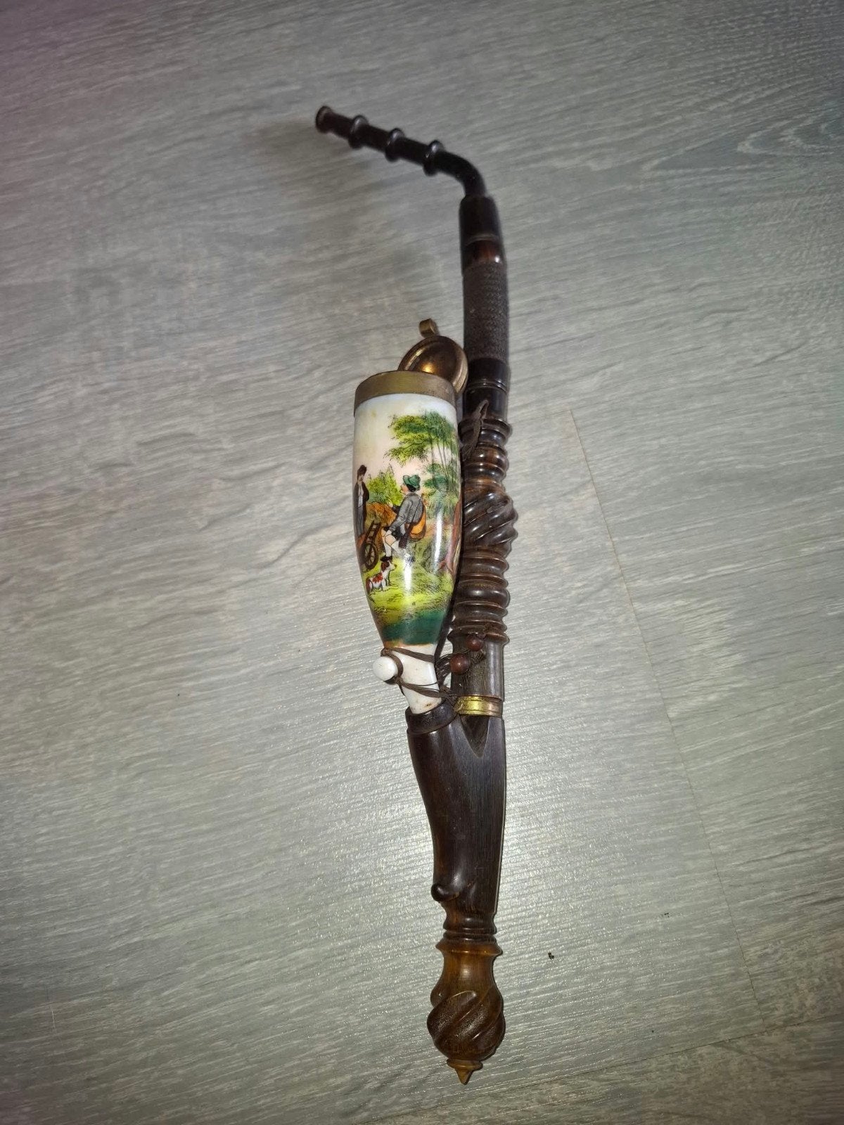 Pipe de chasse, Enlèvement
