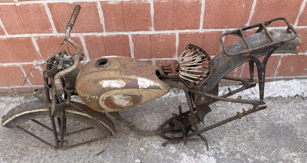 Cadre de moto Peugeot, année 1952, Permis Moto A, Occasion, Plus de 35 kW, 0 cm³