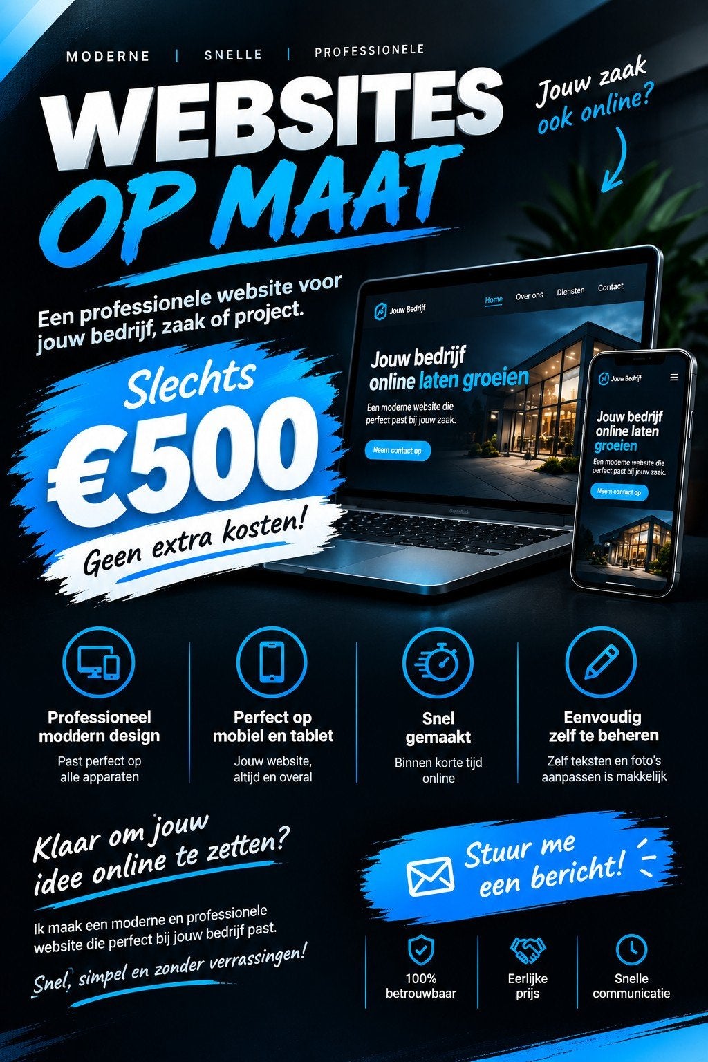 Professionele Website Op Maat – €500 | Limburg België ?, Bijoux, Sacs & Beauté, Beauté | Soins de la bouche, Enlèvement