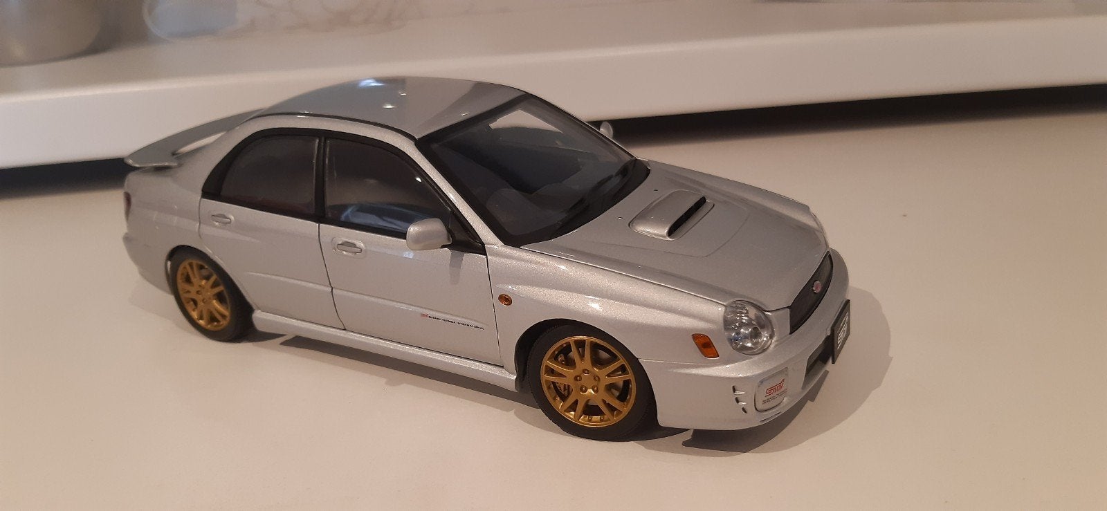 Autoart subaru wrx 1:18, Hobby en Vrije tijd, Modelauto's | 1:18, Autoart, Ophalen of Verzenden