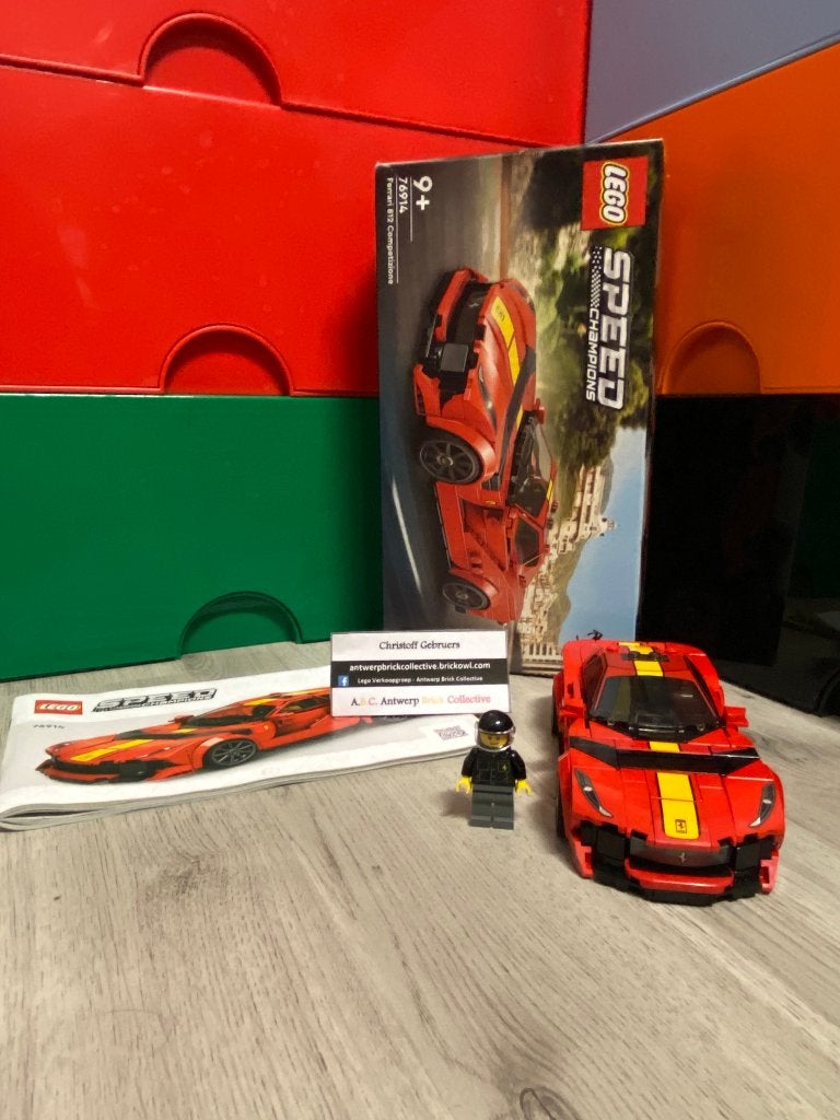 Lego Speed Champions - 76914 - Ferrari 812 Competizione, Lego, Ensemble complet, Enlèvement, Pièces supplémentaires incluses