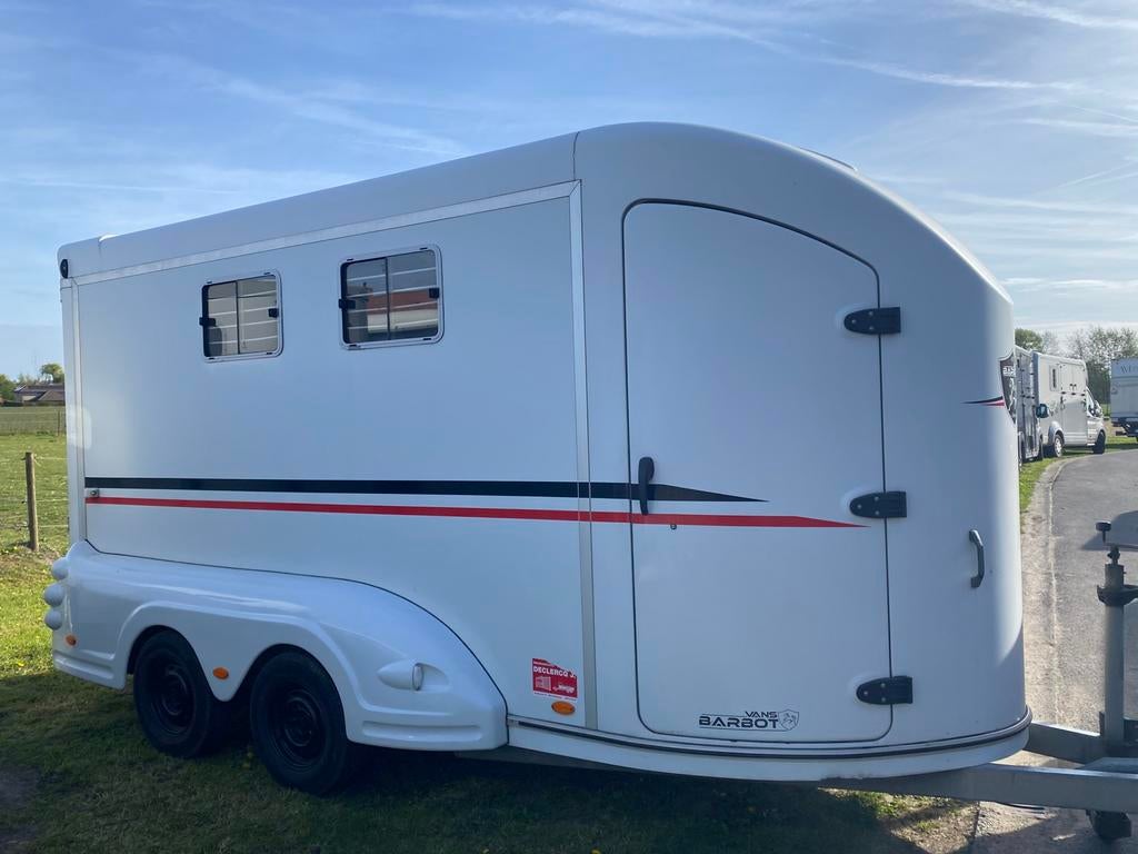 3 PAARDSTRAILER BARBOT, Dieren en Toebehoren, Ophalen, Polyester