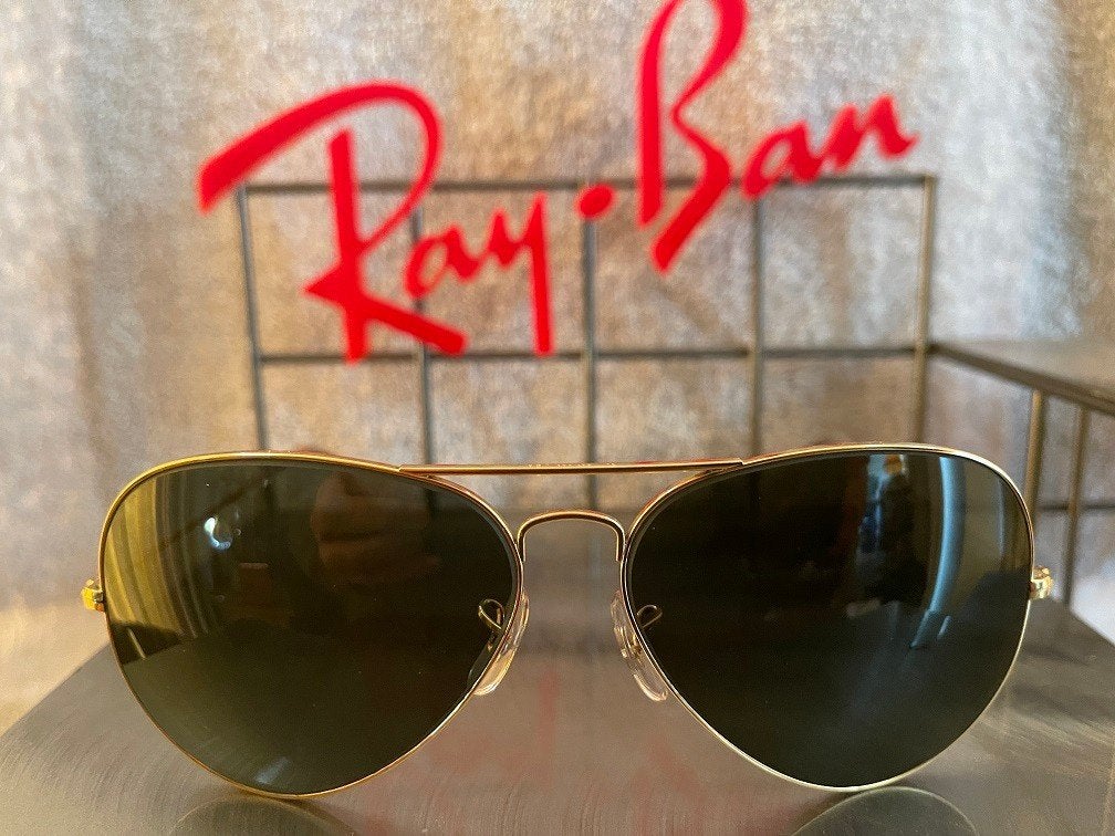 Vintage B&L Ray-Ban Aviator 62 zonnebril G20 grijze lens A13, Handtassen en Accessoires, Zonnebrillen en Brillen | Heren, Gebruikt
