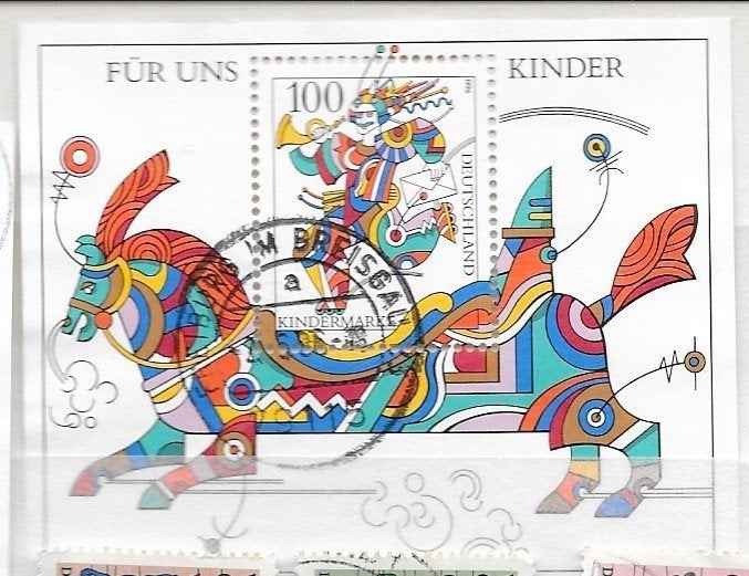 Timbres Cirque Allemagne b, Envoi, Affranchi