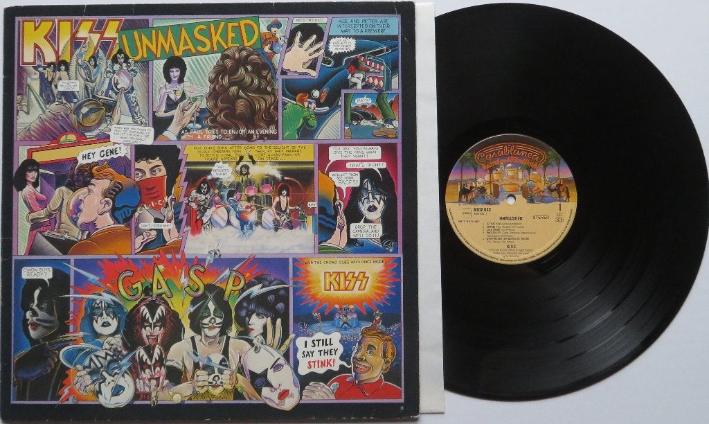 Kiss - Unmasked. Lp, Gebruikt, 1980 - 1989, Ophalen of Verzenden, 12 inch