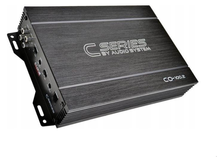 Audio System CO-100.2 versterker 2 kanaals 320 watts RMS met, Auto diversen, Autospeakers