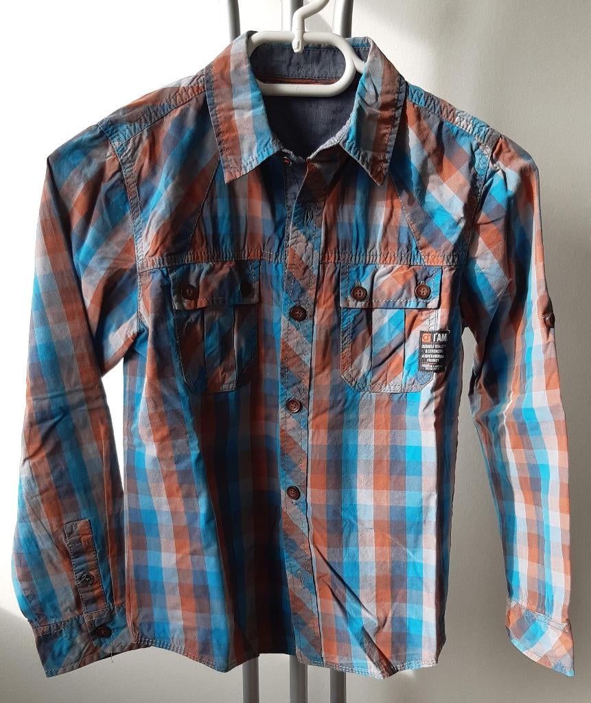 Geruit hemd met lange mouwen M 134/ 140, Overhemd of Blouse, Ophalen of Verzenden, Zo goed als nieuw, JBC.