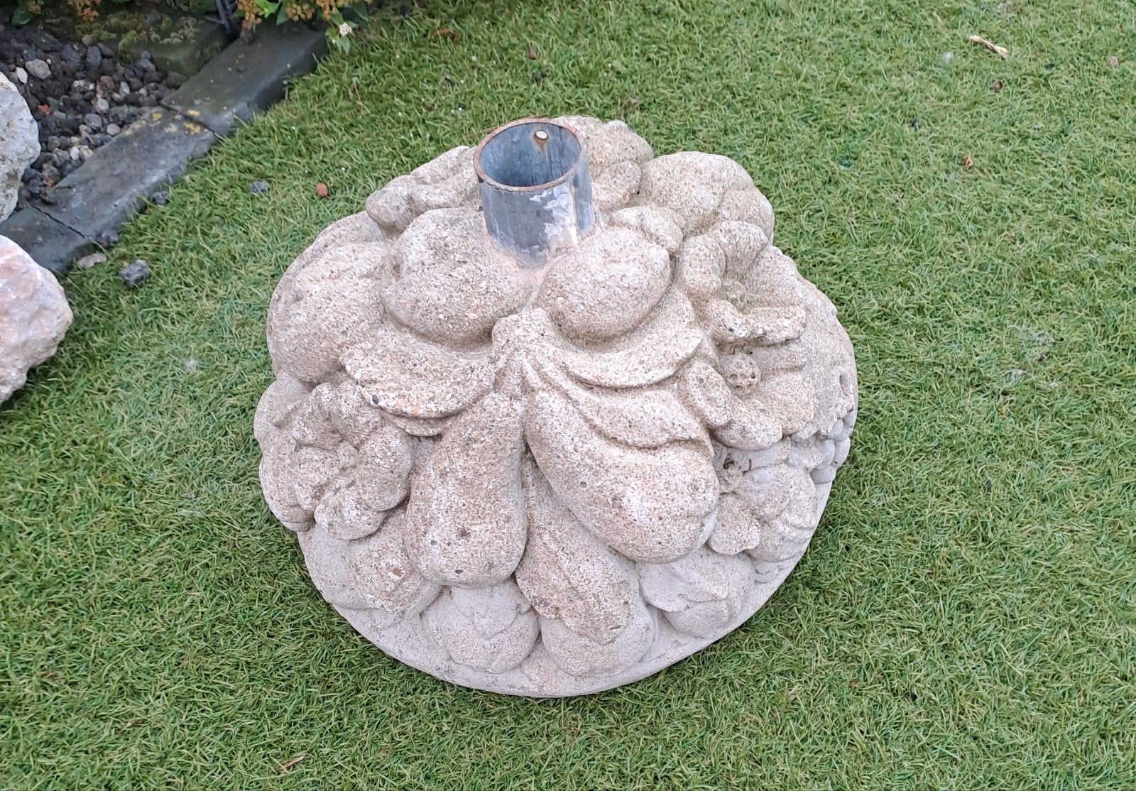 Parasolvoet, Ophalen, Parasolvoet