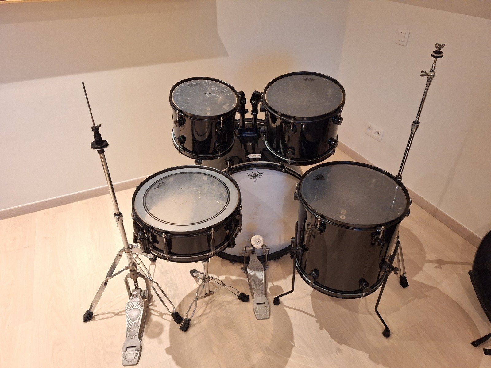 Drum Starterset / drumstel + draagtas, Musique & Instruments, Enlèvement, Utilisé, Autres marques