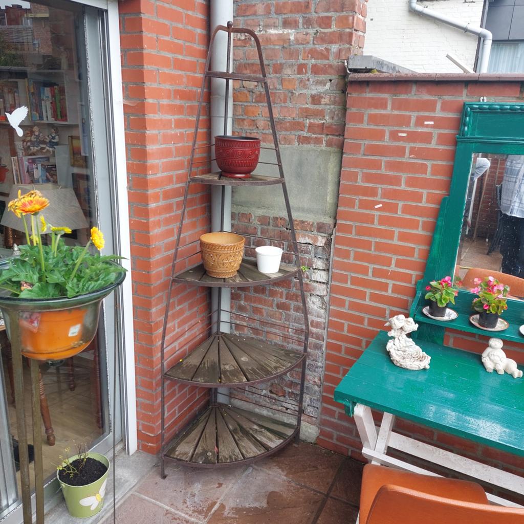 Mooi gietijzeren plantenrek, Tuin en Terras, Ophalen