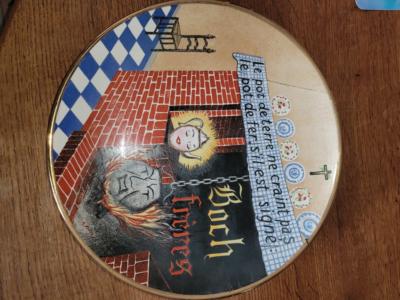 Boch assiette de collection, Enlèvement ou Envoi
