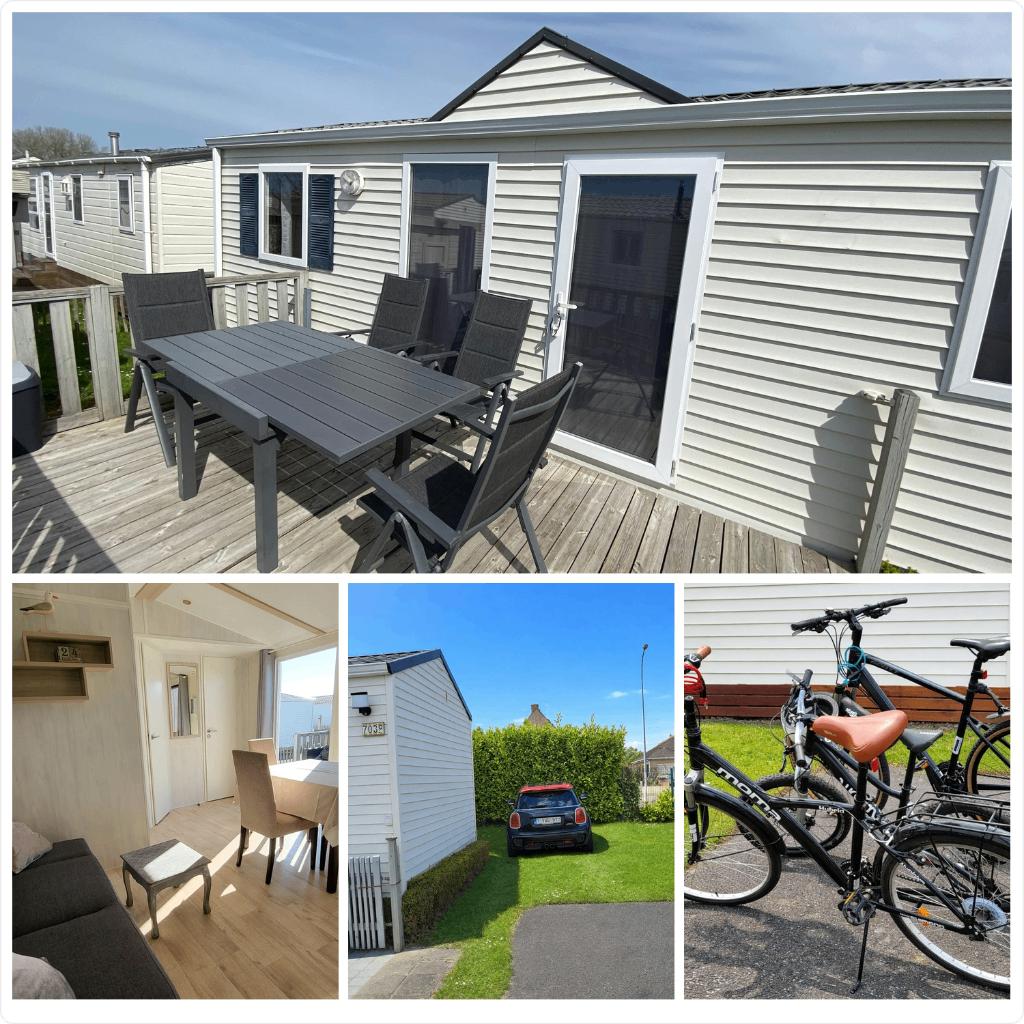 Familiehuisje te huur in Knokke-Heist — 4 pers — vlakbij zee, 2 slaapkamers, Antwerpen of Vlaanderen, Aan zee, Chalet, Bungalow of Caravan