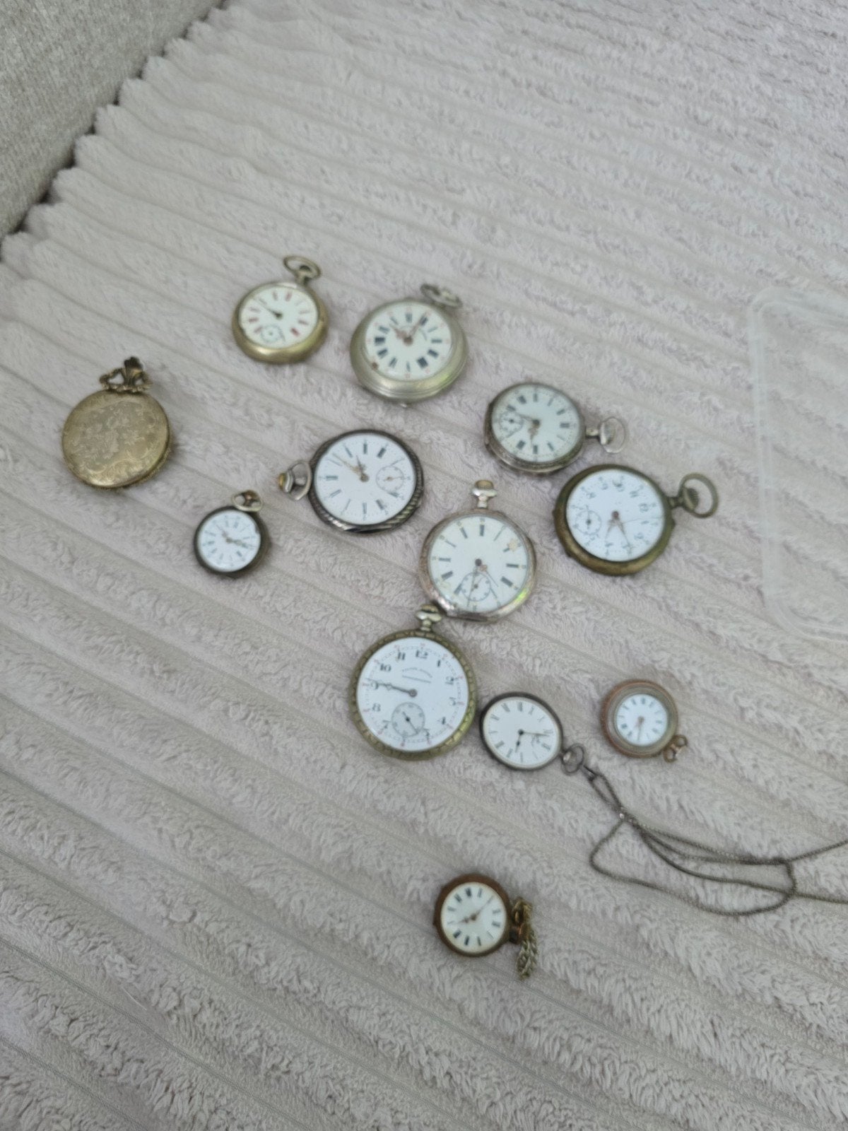 Zakhorloges, Handtassen en Accessoires, Horloges | Antiek, Ophalen of Verzenden, Zilver