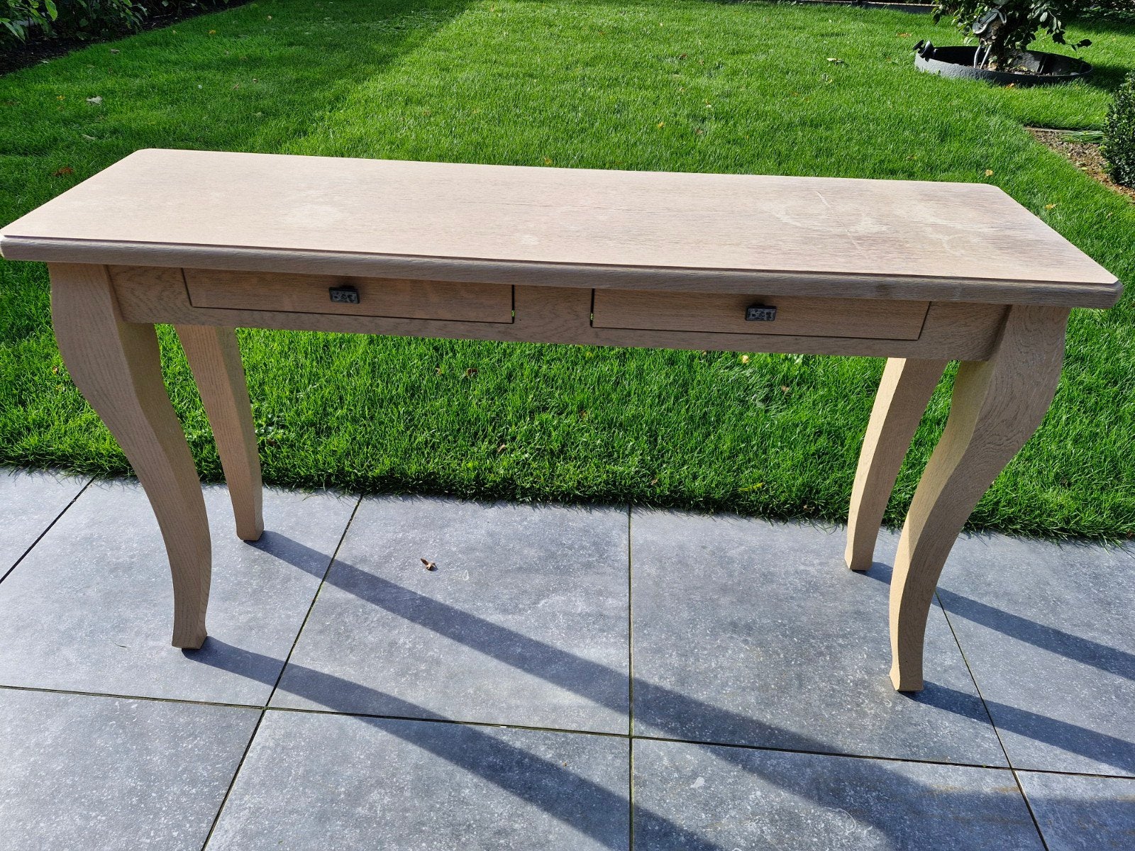 Wandtafel in volle eik, Huis en Inrichting, Ophalen