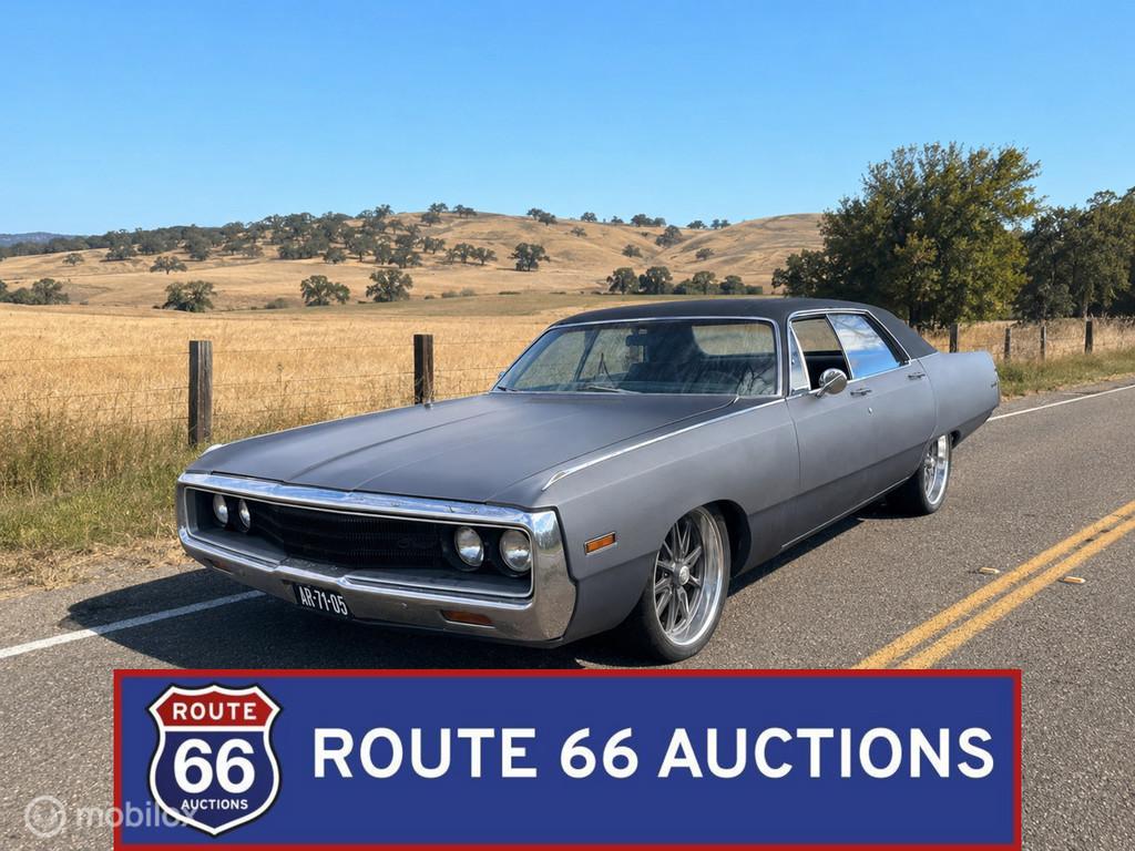 Chrysler Newport | 1970 | Route 66 Auctions, Zwart, Chrysler, Bedrijf, Handgeschakeld