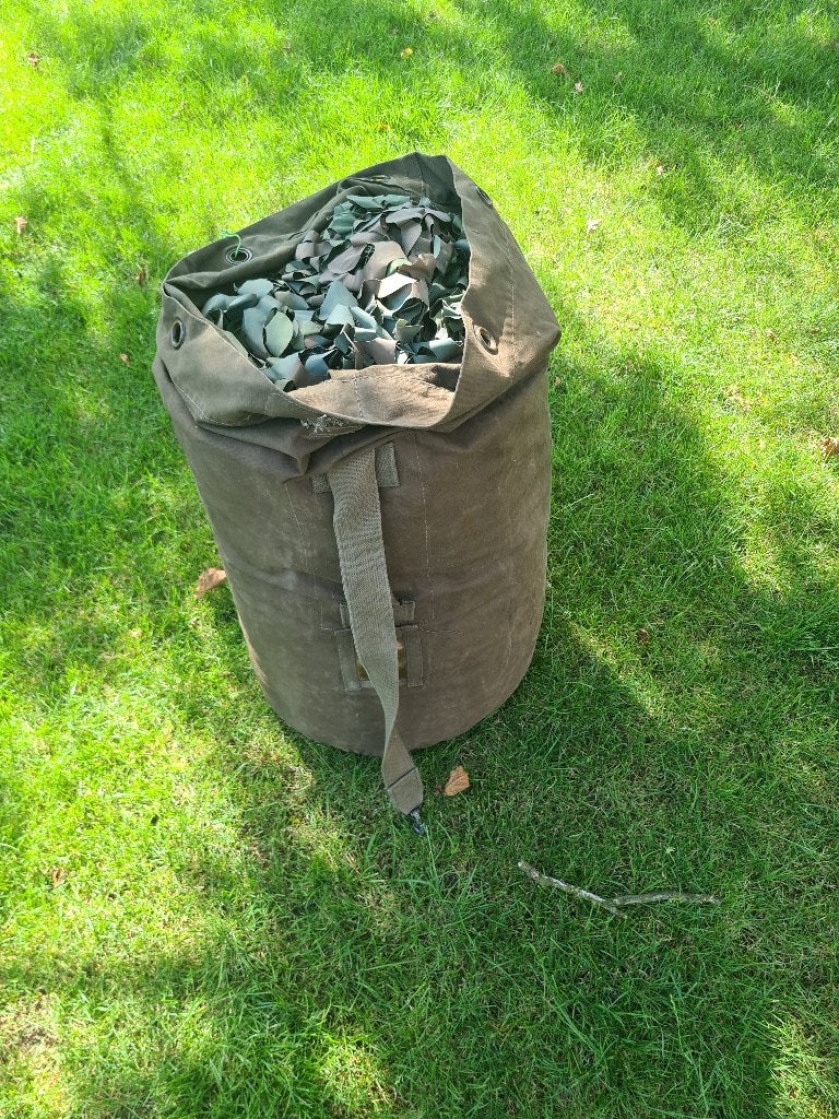 Filet de camouflage militaire 7 x 7 m, Collections, Objets militaires | Général, Enlèvement ou Envoi, Armée de terre, Autres types