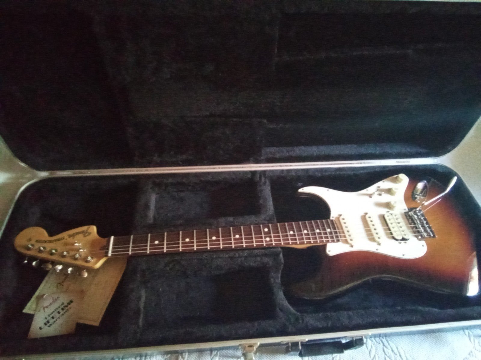 us fender stratocaster performer hss, Muziek en Instrumenten, Ophalen, Fender