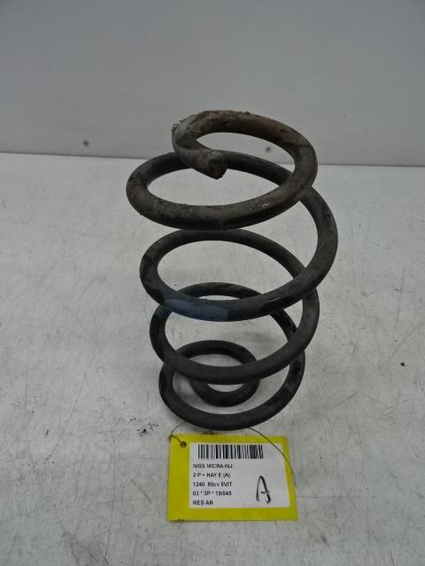 RESSORT DE SUSPENSION ARRIERE Nissan Micra (K12), Utilisé, Nissan