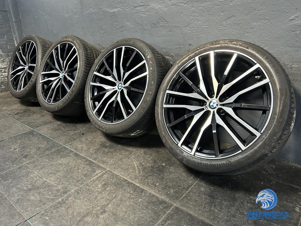 6mm! Originele BMW X5 X6 G05 G06 Style 742M 22 inch zwart br, Gebruikt, -, 275 mm, -