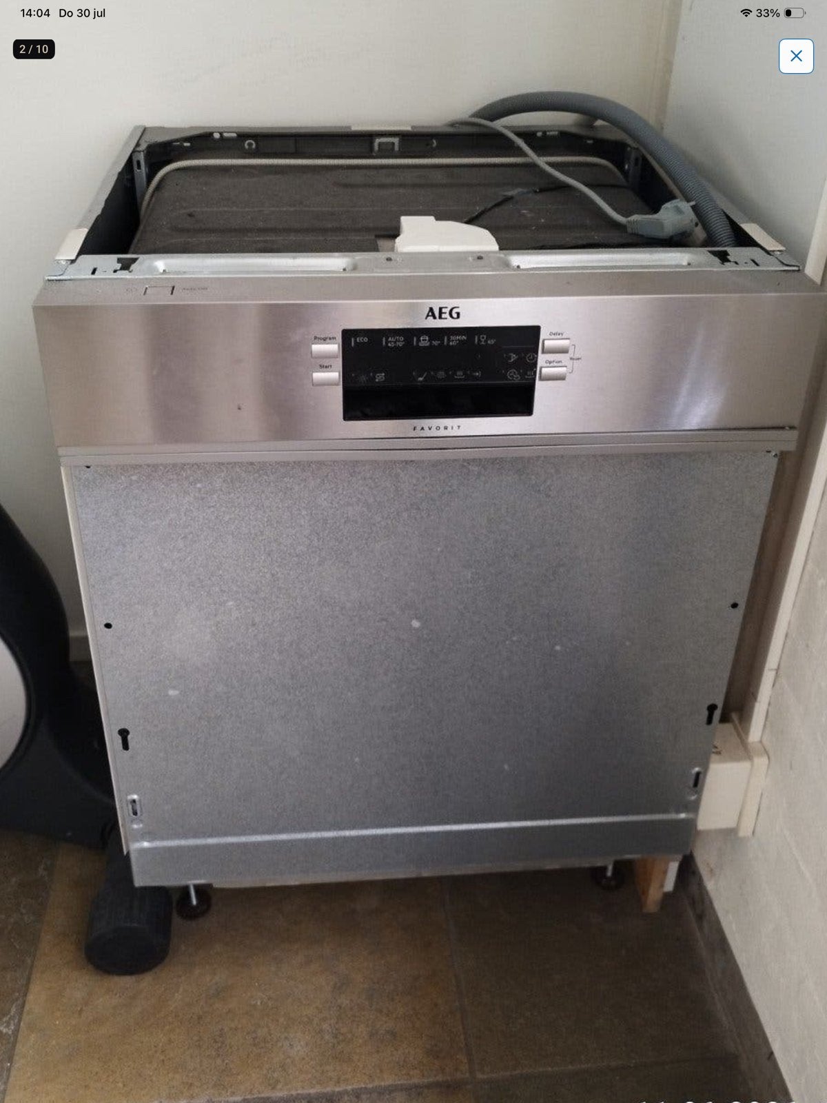 AEG serie 6000 vaatwas machine (niet gebruikt) nieuw 920€, Elektronische apparatuur, Ophalen, Zo goed als nieuw, Inbouw