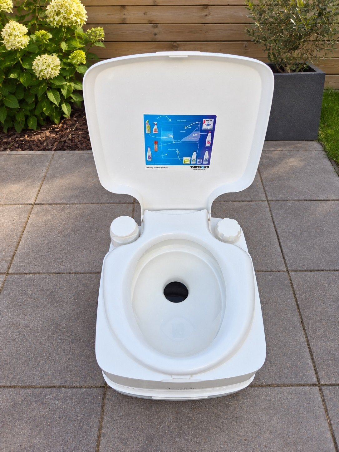 Thetford draagbaar toilet Porta Potti Qube 365, Caravans en Kamperen, Ophalen, Zo goed als nieuw