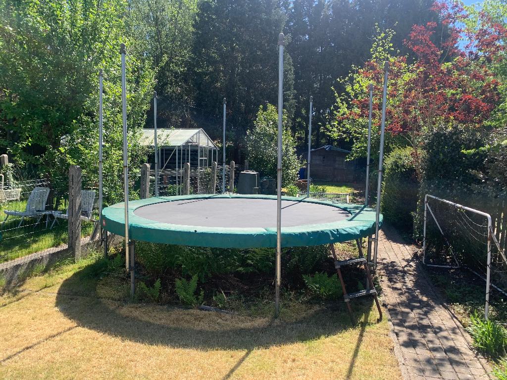 BERG trampoline, Ophalen, Gebruikt