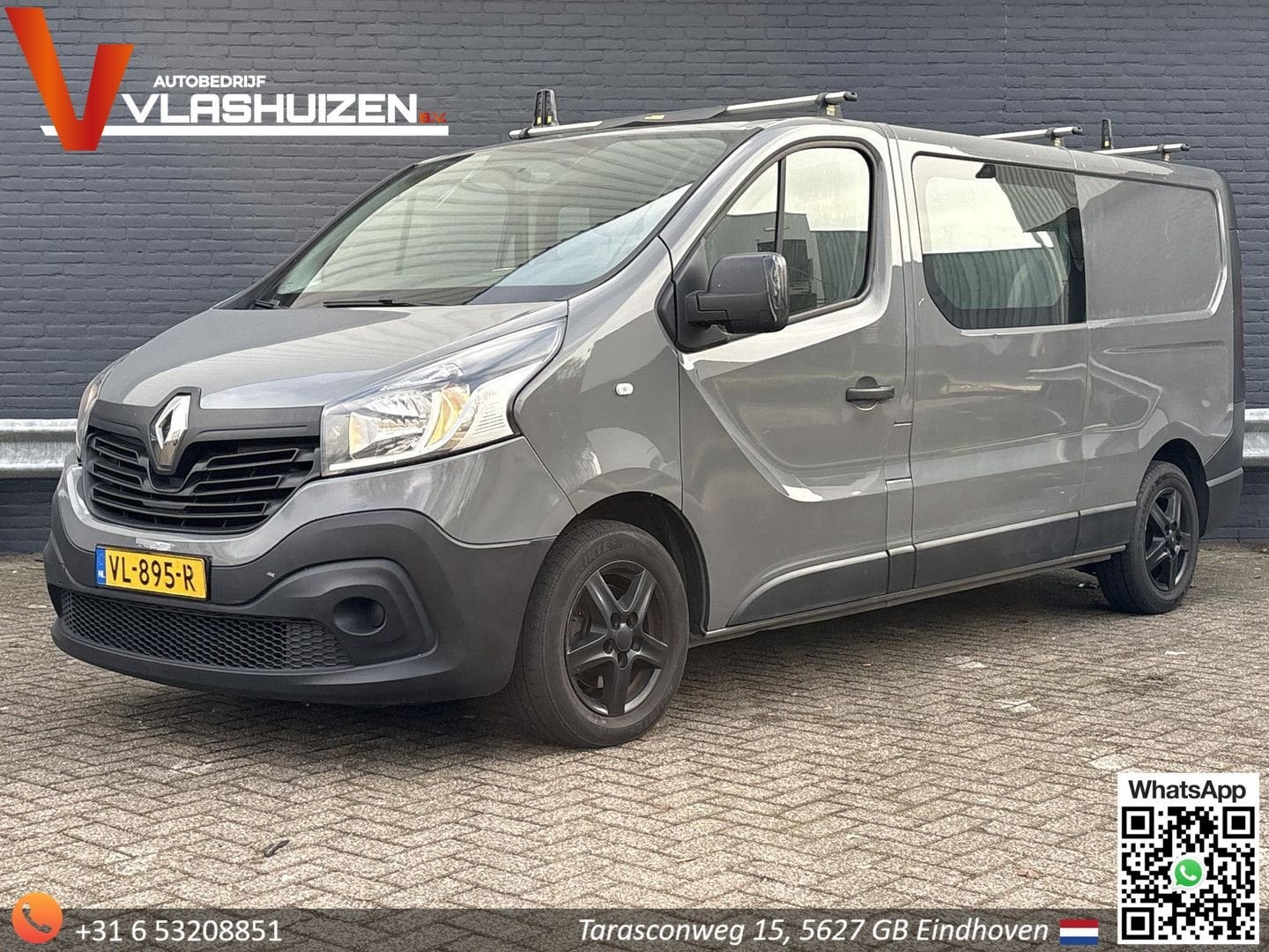 Renault Trafic 1.6 dCi T29 L2H1 Dubbel Cabine | € 4.950,- NE, Auto's, Bestelwagens en Lichte vracht, Renault, Bedrijf, Zilver of Grijs