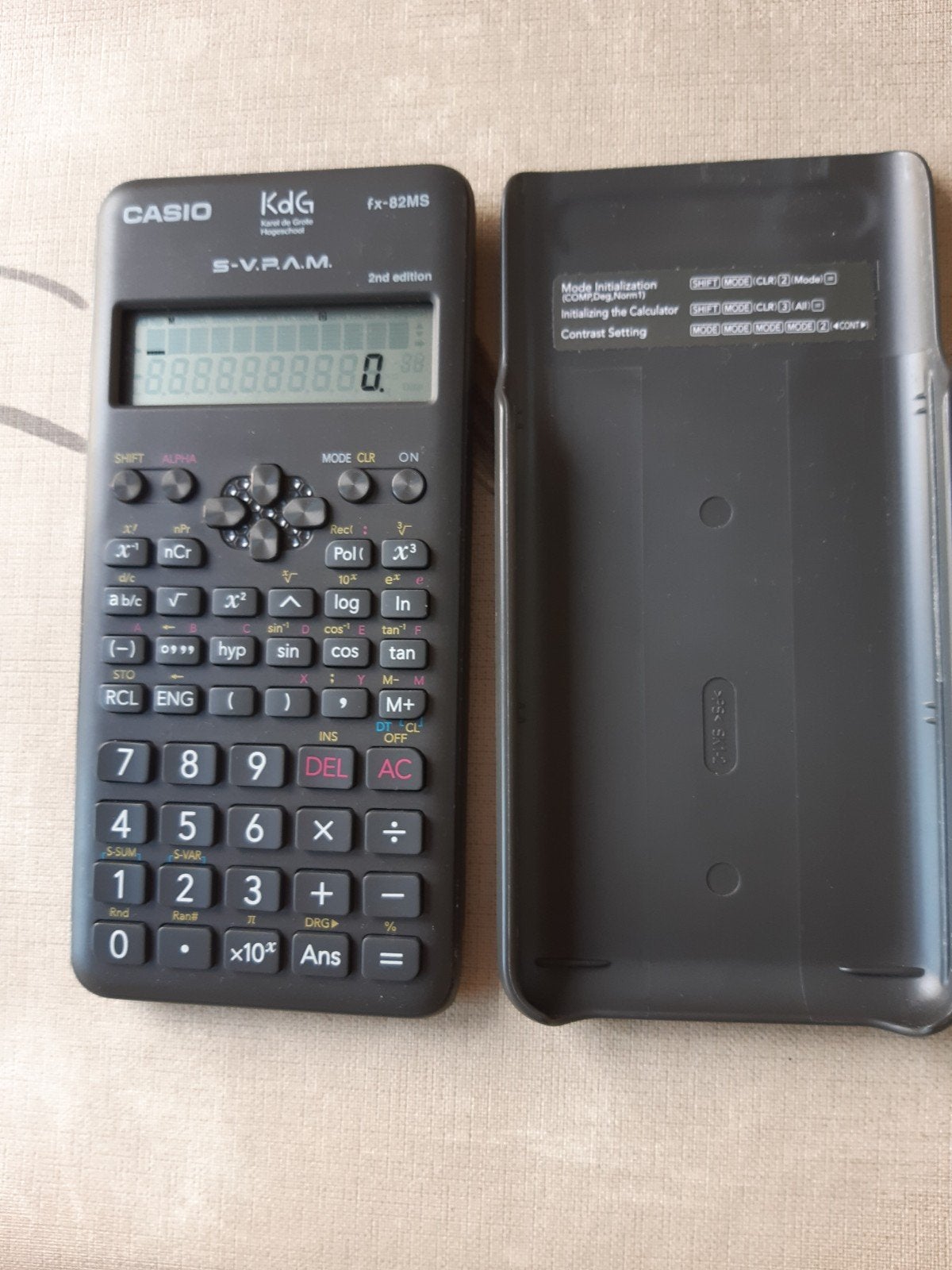 Casio fx-82MS rekenmachine KdG, Diversen, Ophalen