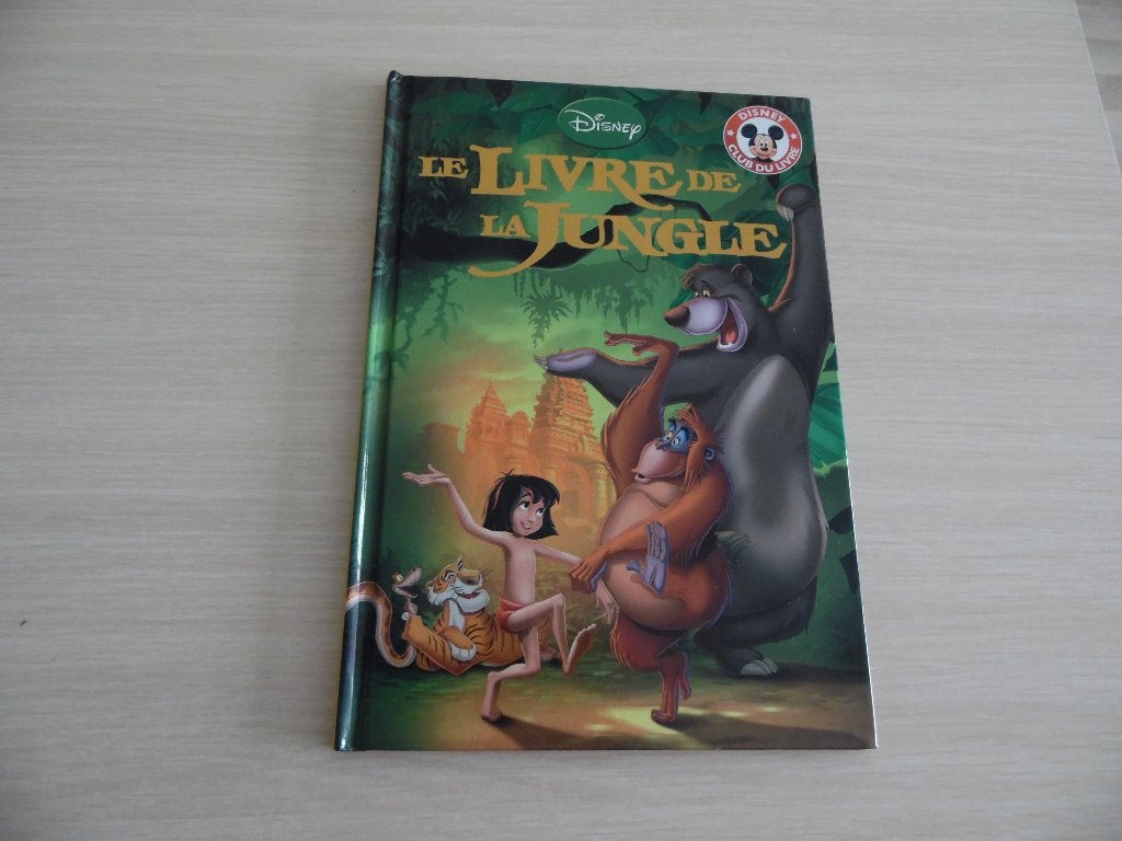LE LIVRE DE LA JUNGLE MICKEY CLUB DU LIVRE, Garçon ou Fille, Enlèvement ou Envoi, Fiction général, Comme neuf
