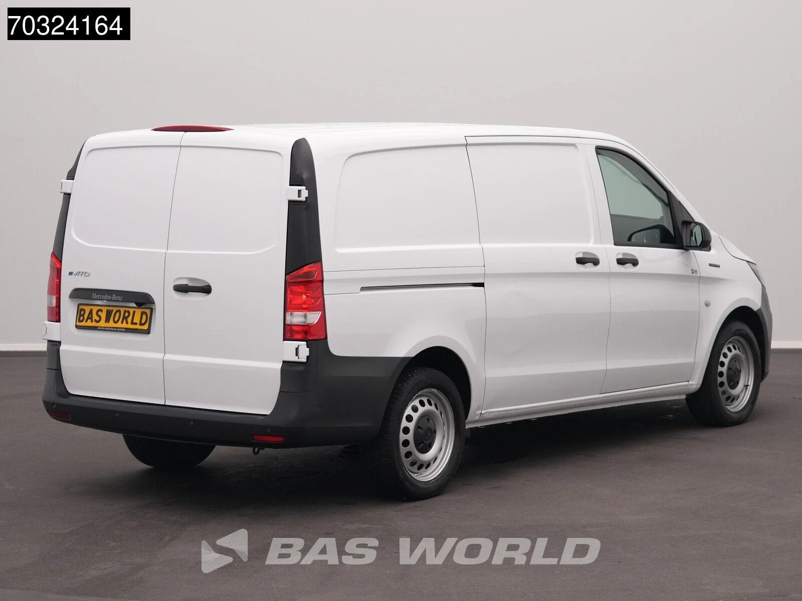 Mercedes eVito 112 Elektrisch 66kWh 256km WLTP L2H1 Airco Cr, Auto's, Automaat, Stof, Gebruikt, 2359 kg