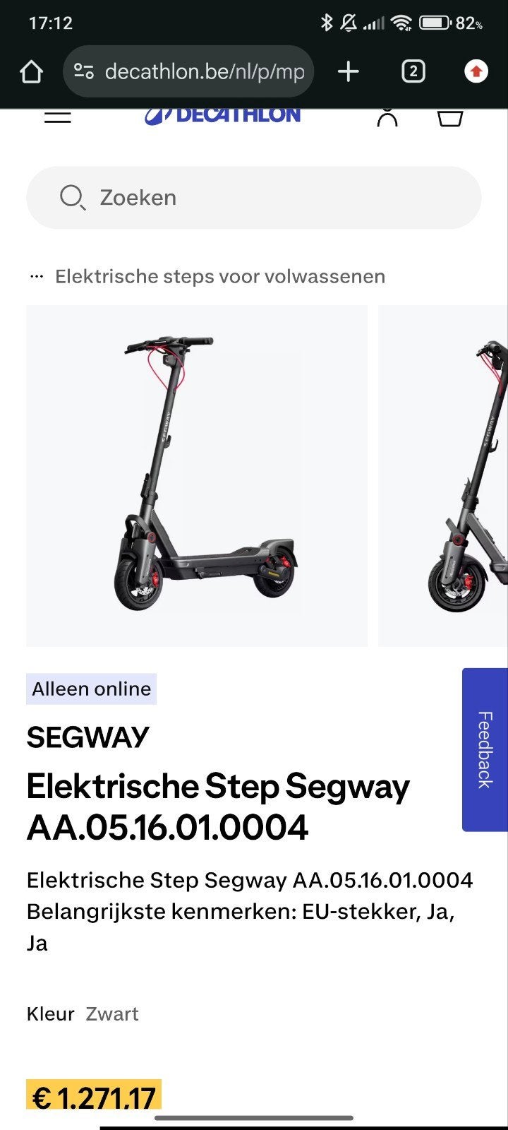 Ninebot G3 max état neuf, Vélos & Vélomoteurs, Enlèvement, Neuf