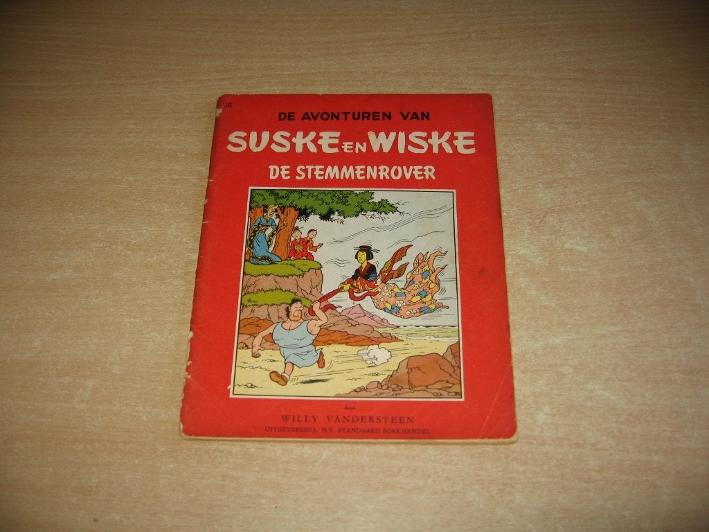 Suske en Wiske : De stemmenrover - 1e druk uit 1957., Gelezen, Willy Vandersteen, Eén stripboek, Ophalen of Verzenden