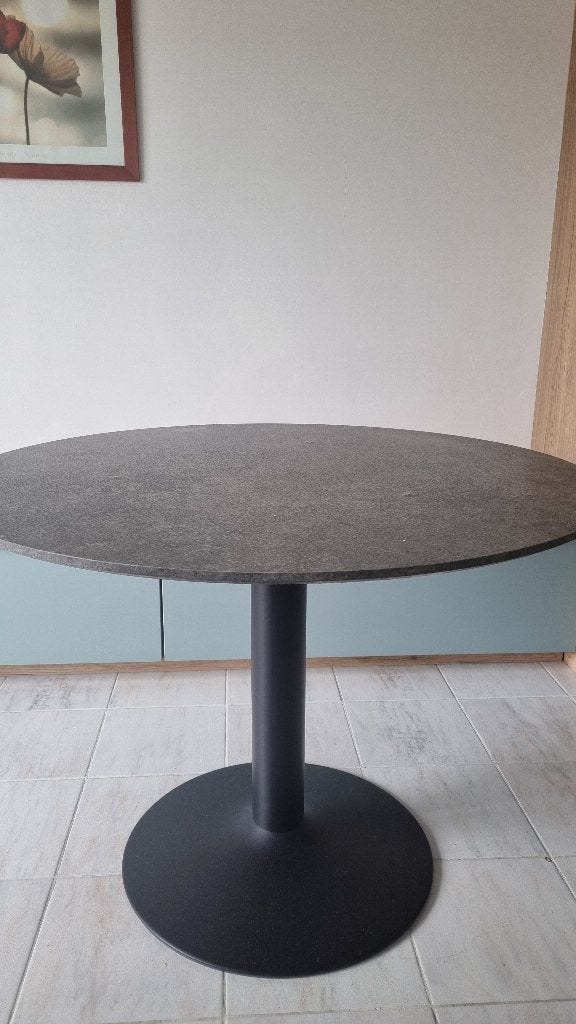 Ronde tafel, Ophalen, Overige materialen, Gebruikt, 100 tot 150 cm
