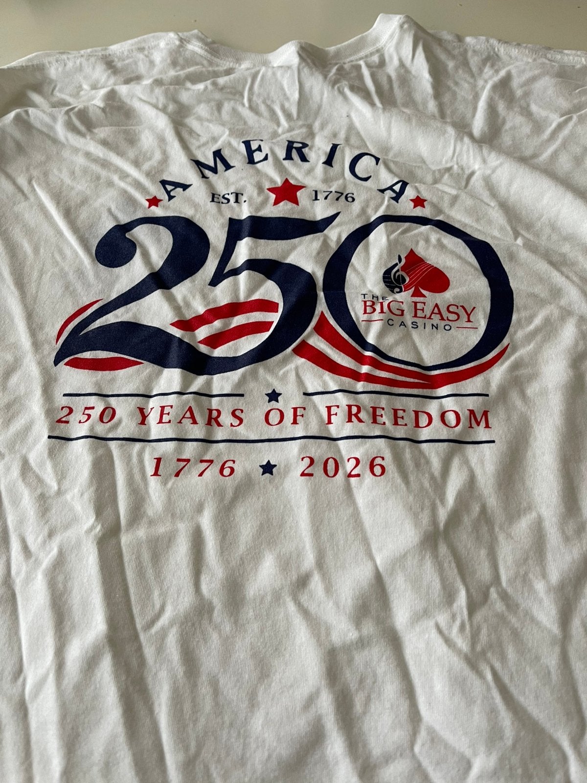 Witte tshirt. Xl., Verzenden, Zo goed als nieuw