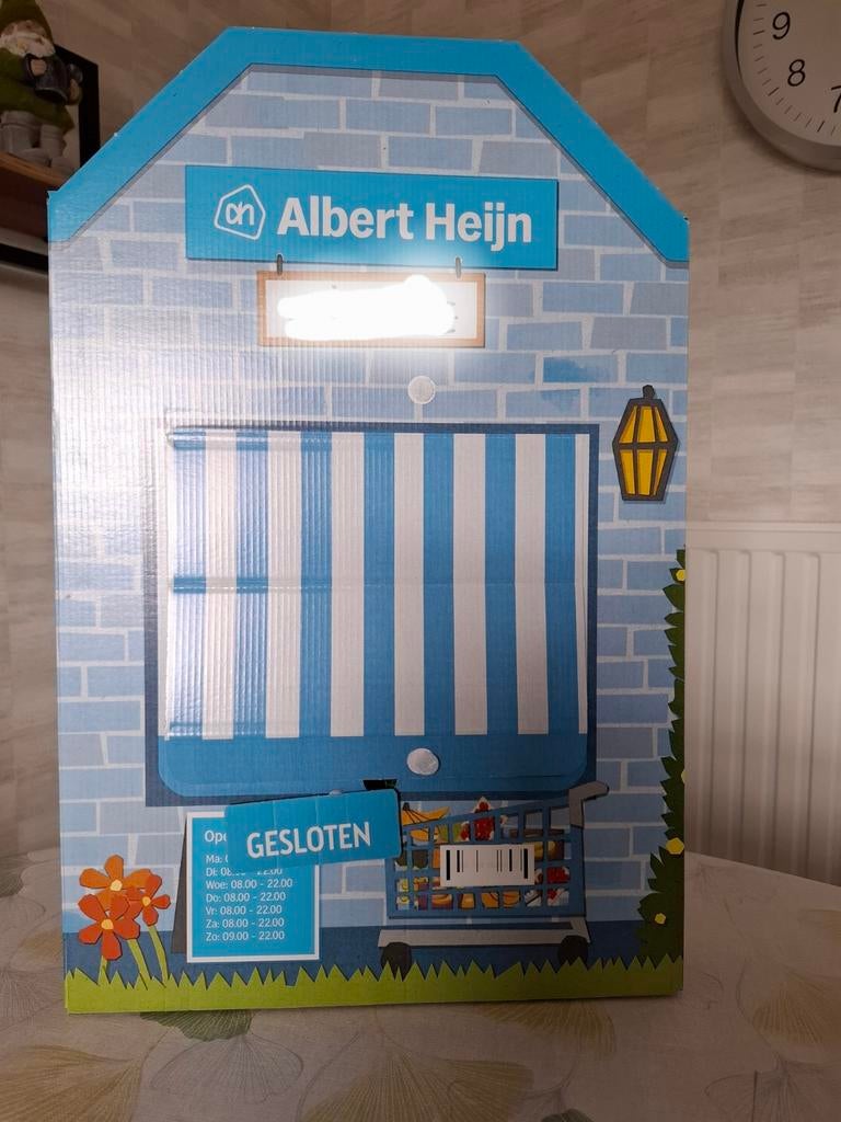 Speelgoed winkeltje Albert Hein, Ophalen
