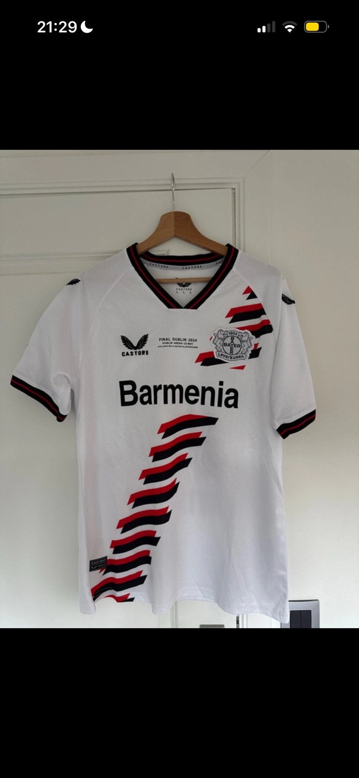 Bayer Leverkusen Europa League Final Shirt – Florian Wirtz, Taille L, Enlèvement, Comme neuf, Maillot